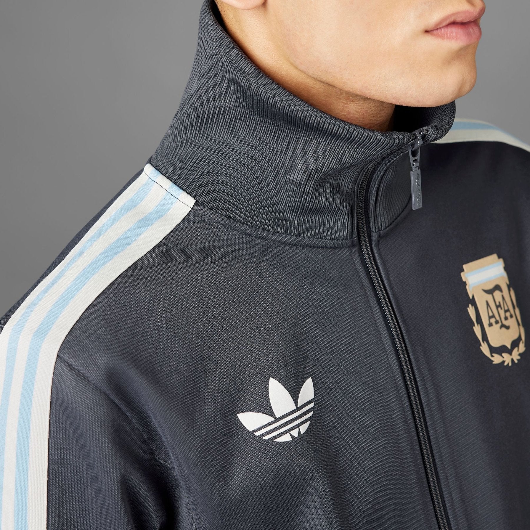 adidas Originals AFA ARGENTINIEN BECKENBAUER Jacke Herren grau - sportiger.de