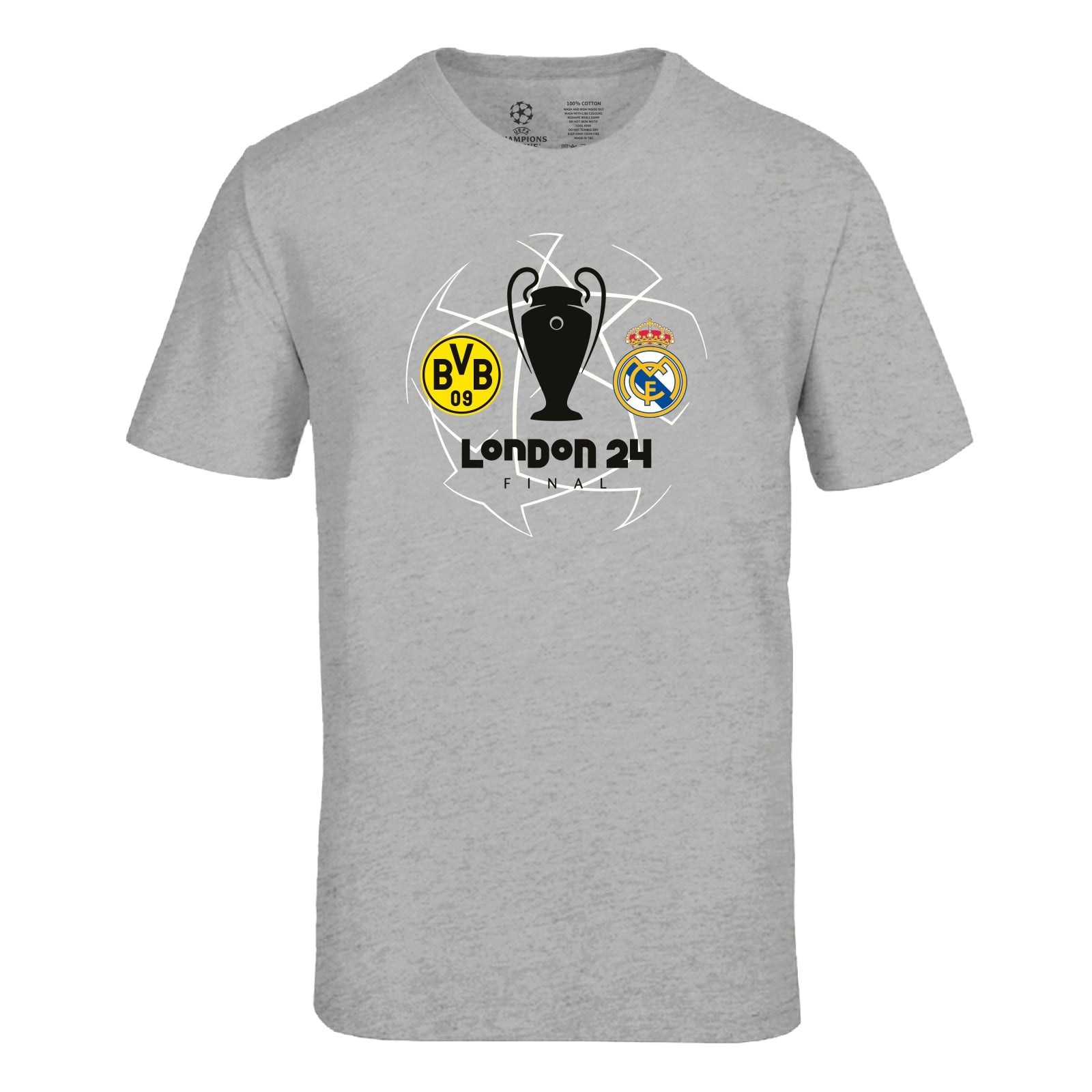 BVB T-Shirt UEFA CL Finale Herren Grau - sportiger.de