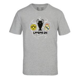 BVB T-Shirt UEFA CL Finale Herren Grau - sportiger.de
