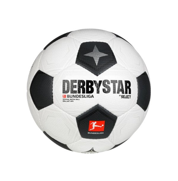 derbystar BUNDESLIGA BRILLANT APS CLASSIC V23 Spielball Gr. 5 weiß - schwarz - sportiger.de