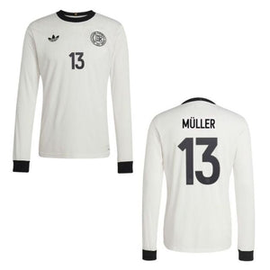 DFB DEUTSCHLAND 125 JAHRE Trikot Home Herren Langarm 2025 - MÜLLER 13 (Legend) - sportiger.de
