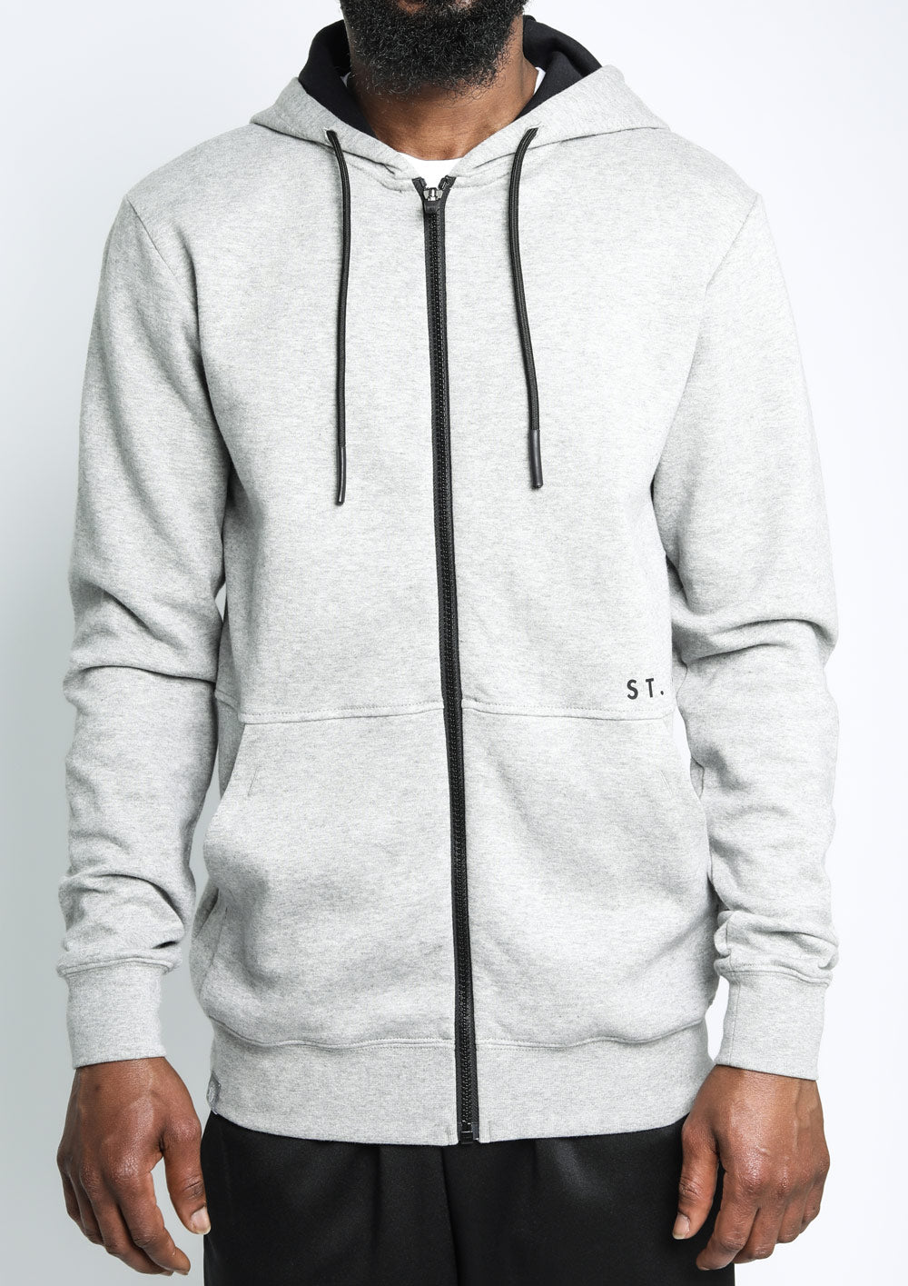 DI!Y FC ST. PAULI Kapuzenjacke Staff Herren 21 / 22 grau - sportiger.de