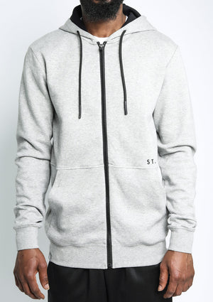 DI!Y FC ST. PAULI Kapuzenjacke Staff Herren 21 / 22 grau - sportiger.de