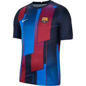 FC BARCELONA Pre Match Trainingshirt Herren rot - blau - sportiger.de