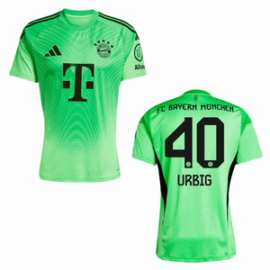 FCB FC BAYERN MÜNCHEN Trikot Torwart Herren 25 / 26 - URBIG 40 - sportiger.de