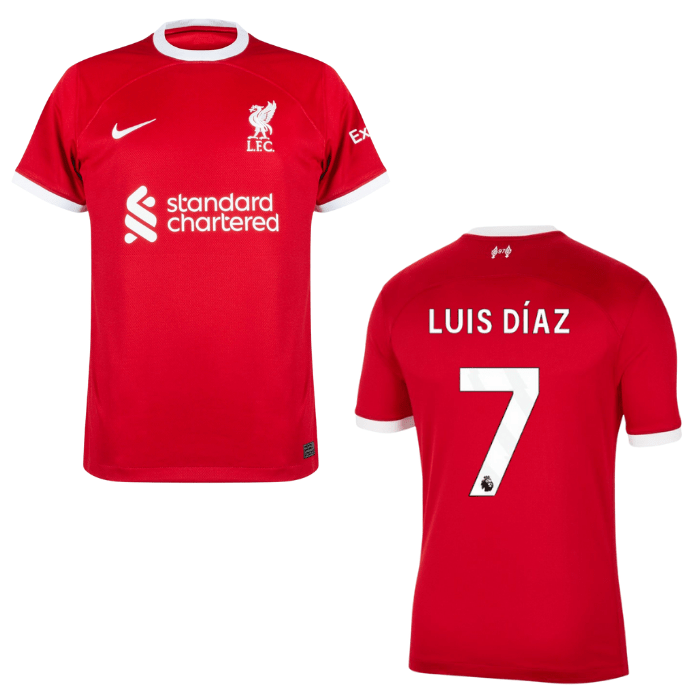 LFC FC LIVERPOOL Trikot Home Herren 23 / 24 - LUIS DÍAZ 7 - sportiger.de