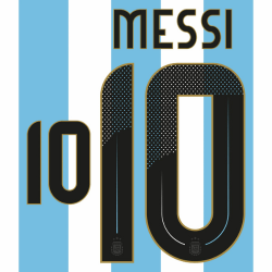 Original 24 / 25 AFA ARGENTINIEN Home Trikot - Flock - MESSI 10 - sportiger.de