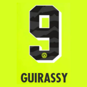 Original 24 / 25 BVB BORUSSIA DORTMUND Anniversary Trikot - Flock - GUIRASSY 9 - sportiger.de