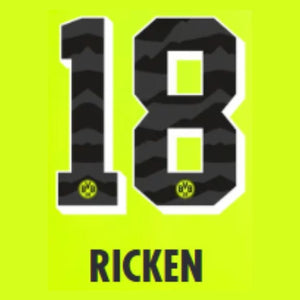 Original 24 / 25 BVB BORUSSIA DORTMUND Anniversary Trikot - Flock - RICKEN 18 (Legend) - sportiger.de