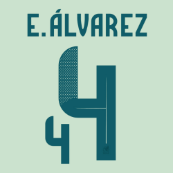 Original 24 / 25 FMF MEXIKO Away Trikot - Flock - E. ÁLVAREZ 4 - sportiger.de