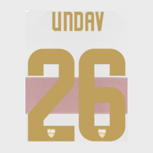 Original 24 / 25 VFB STUTTGART Champions League Trikot - Flock - UNDAV 26 - sportiger.de