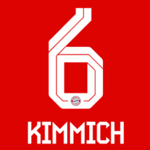 Original 25 / 26 FCB FC BAYERN MÜNCHEN Home Trikot - Flock - KIMMICH 6 - sportiger.de