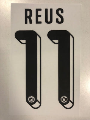 Original BVB Borussia Dortmund Trikot - Flock 16cm - REUS 11 - sportiger.de