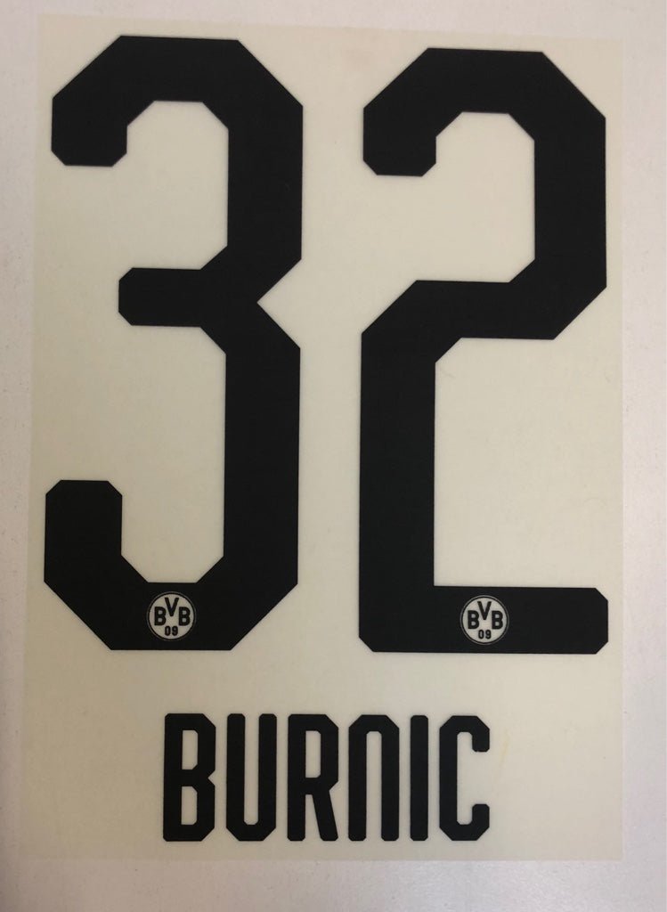 Original BVB Borussia Dortmund Trikot - Flock 20cm - BURNIC 32 - sportiger.de