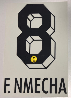 Original BVB Borussia Dortmund Trikot - Flock 20cm - F. NMECHA 8 - sportiger.de