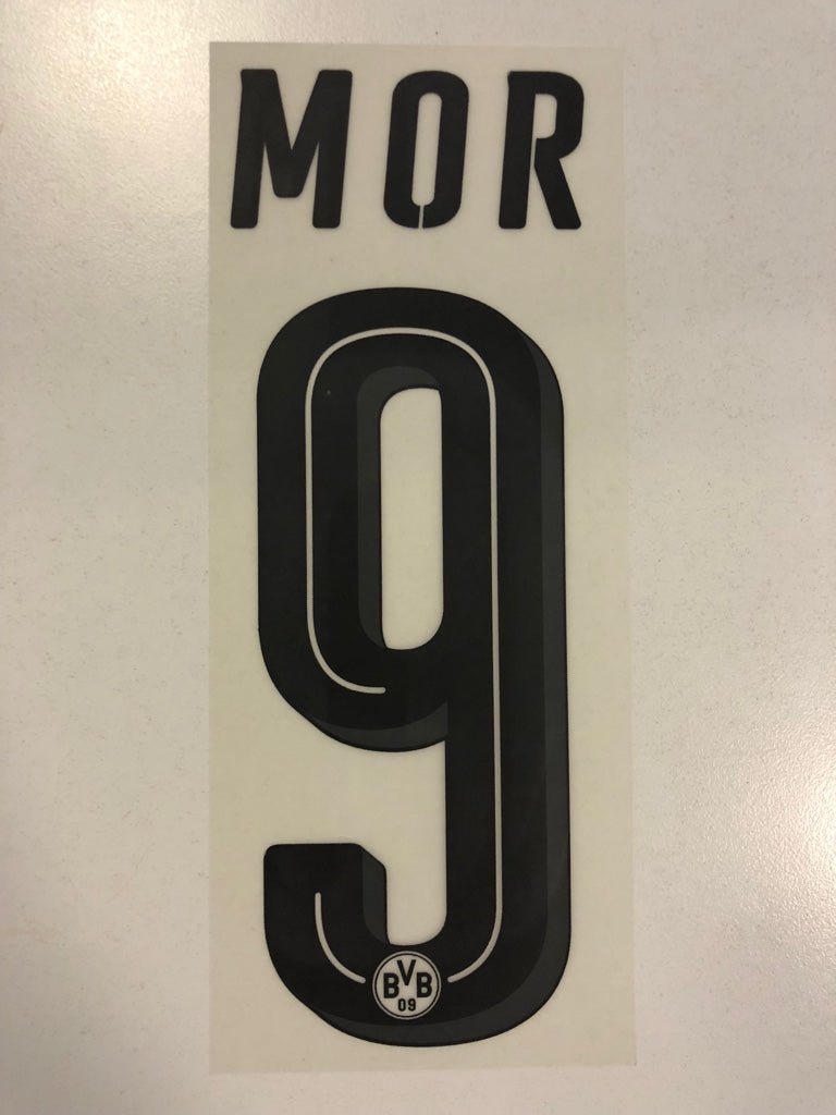 Original BVB Borussia Dortmund Trikot - Flock 20cm - MOR 9 - sportiger.de