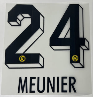 Original BVB Borussia Dortmund Trikot - Flock 26cm - MEUNIER 24 - sportiger.de