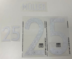 Original EM 20 DFB Deutschland Away Trikot - Flock - MÜLLER 25 - sportiger.de