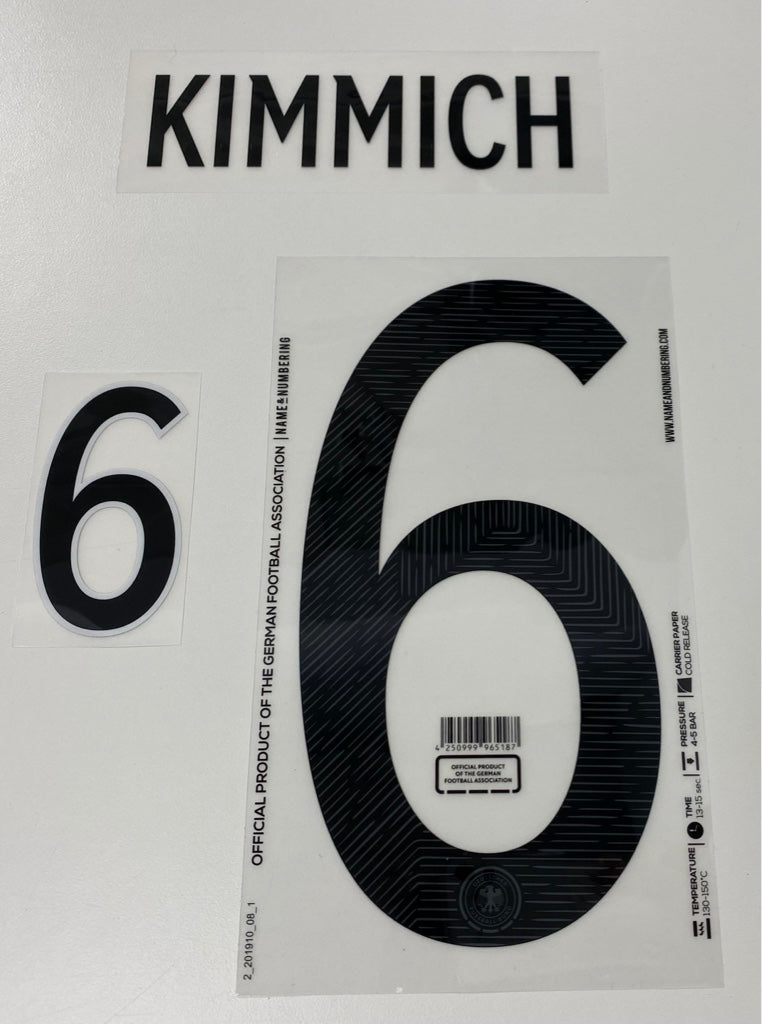 Original EM 20 DFB Deutschland Home Trikot - Flock - KIMMICH 6 - sportiger.de