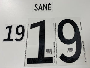 Original EM 20 DFB Deutschland Home Trikot - Flock - SANÉ 19 - sportiger.de