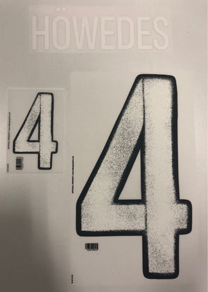 Original EM 2016 DFB Deutschland Away Trikot - Flock - HÖWEDES 4 - sportiger.de