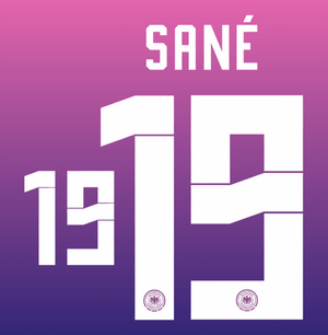 Original EURO 2024 DFB Deutschland Away Trikot - Flock - SANÉ 19 - sportiger.de
