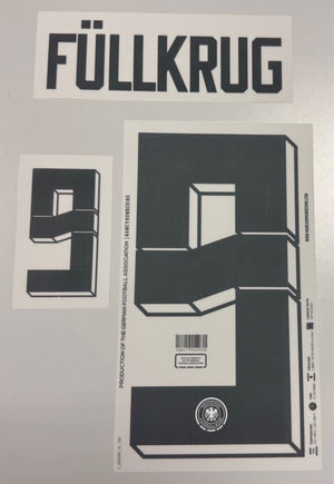 Original EURO 2024 DFB Deutschland Home Trikot - Flock - FÜLLKRUG 9 - sportiger.de