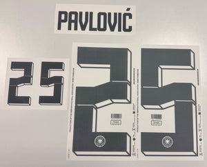 Original EURO 2024 DFB Deutschland Home Trikot - Flock - PAVLOVIC 25 - sportiger.de