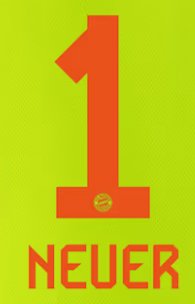 Original FC Bayern München Torwart Trikot - Flock - NEUER 1 - sportiger.de