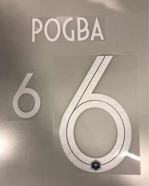 Original Frankreich Trikot - Flock 25cm - POGBA 6 - sportiger.de