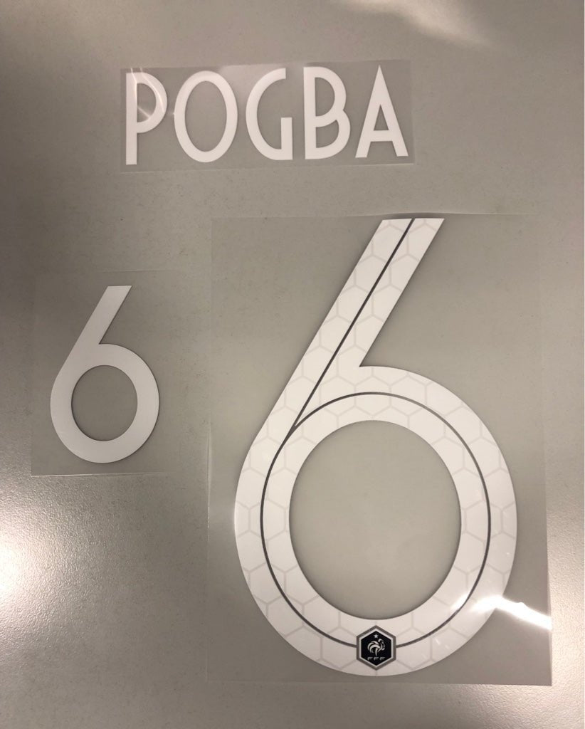 Original Frankreich Trikot - Flock 25cm - POGBA 6 - sportiger.de