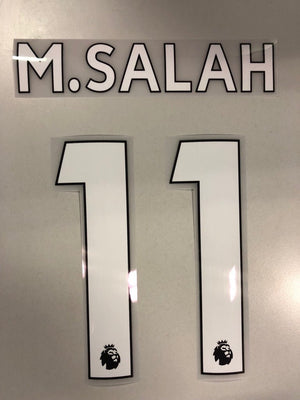 Original Premier League Trikot - Flock 23cm - M. SALAH 11 - sportiger.de