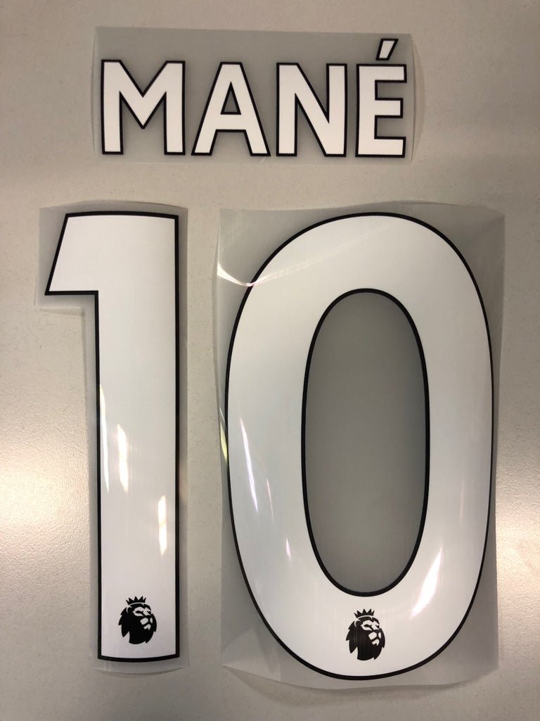 Original Premier League Trikot - Flock 23cm - MANÉ 10 - sportiger.de