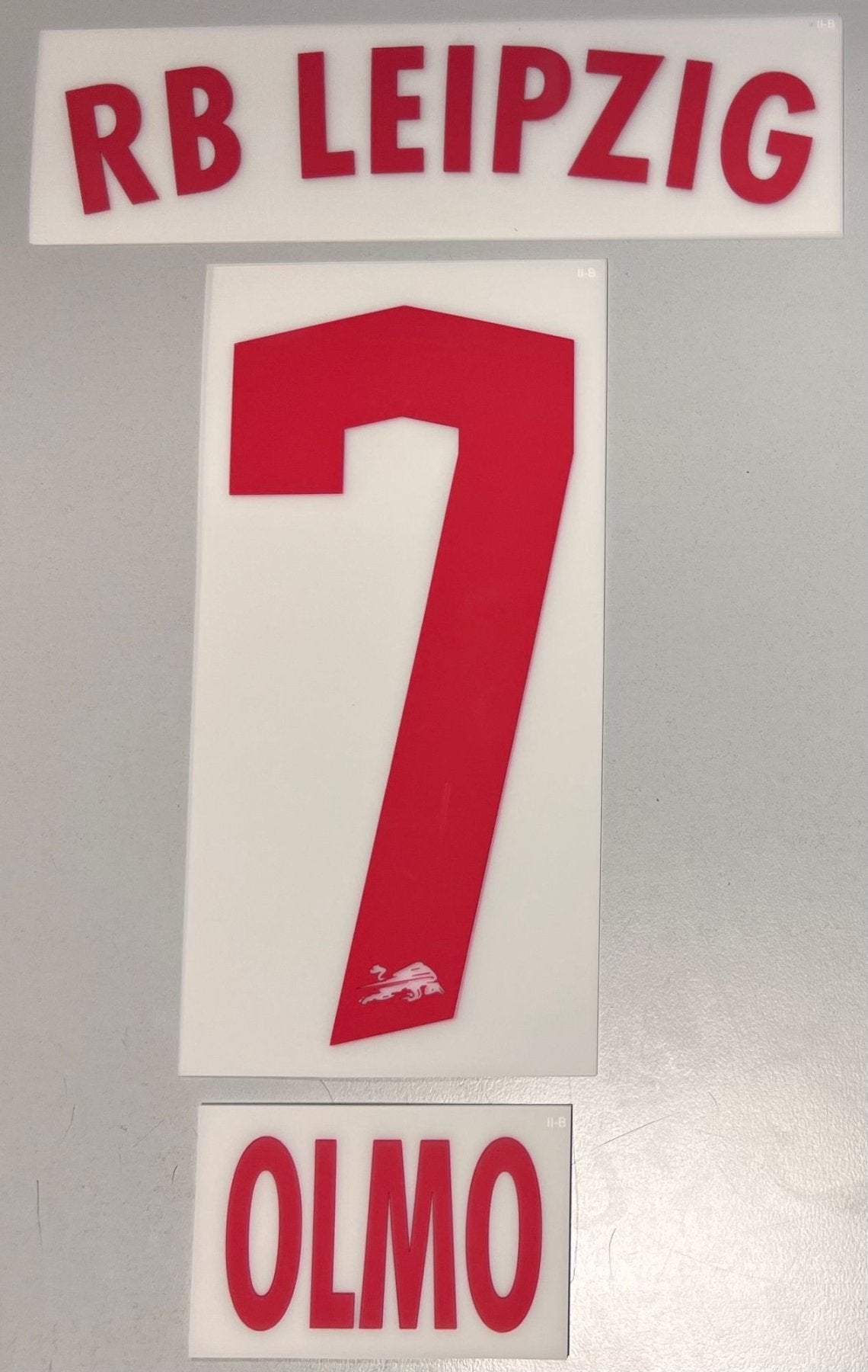 Original RB Leipzig Trikot - Flock 20cm - OLMO 7 - sportiger.de