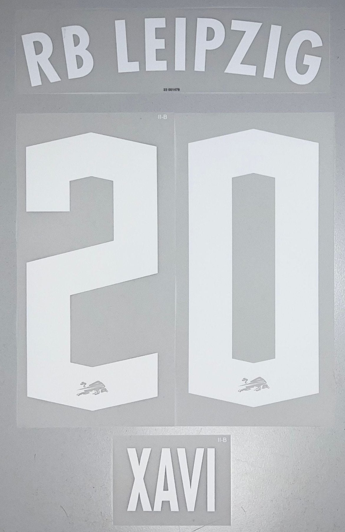 Original RB Leipzig Trikot - Flock 20cm - XAVI 20 - sportiger.de