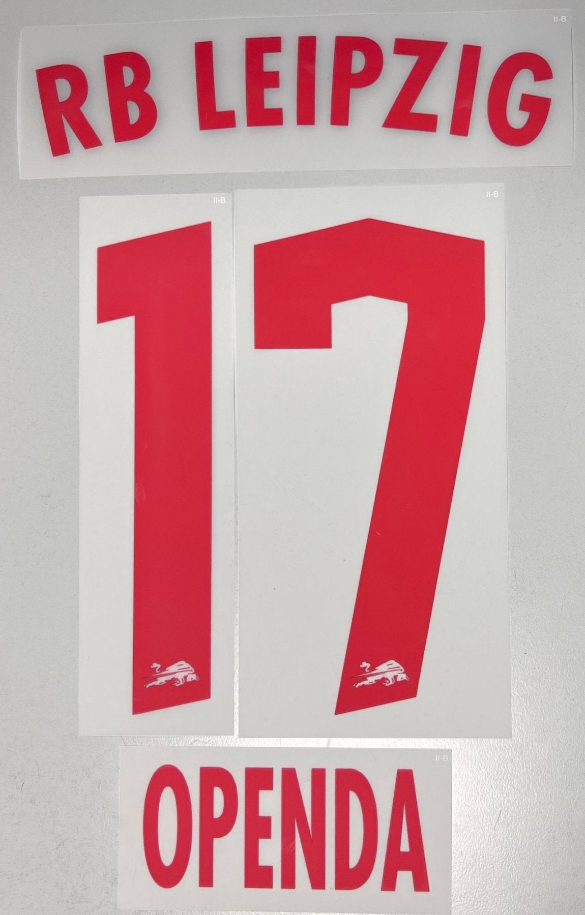 Original RB Leipzig Trikot - Flock 26cm - OPENDA 17 - sportiger.de