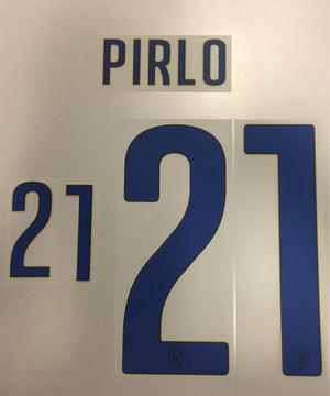 Original Trikot - Flock Italien 26cm - PIRLO 21 - sportiger.de