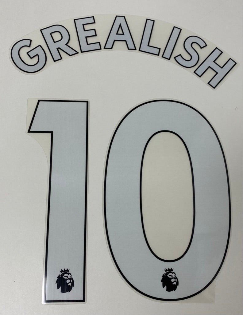 Original Trikot - Flock Premier League 23cm - GREALISH 10 - sportiger.de
