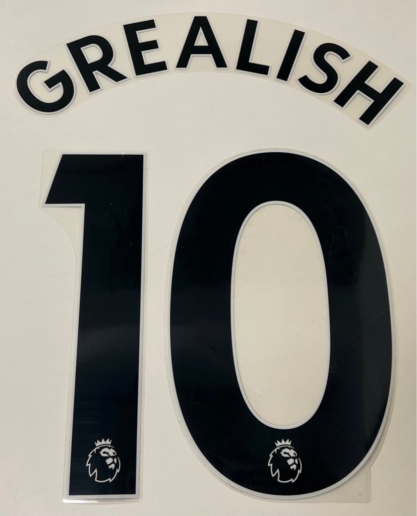 Original Trikot - Flock Premier League 23cm - GREALISH 10 - sportiger.de