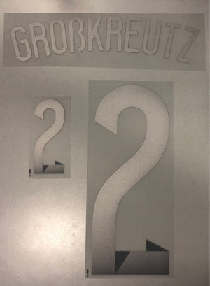 Original WM 2014 DFB Deutschland Away Trikot - Flock - GROßKREUTZ 2 - sportiger.de