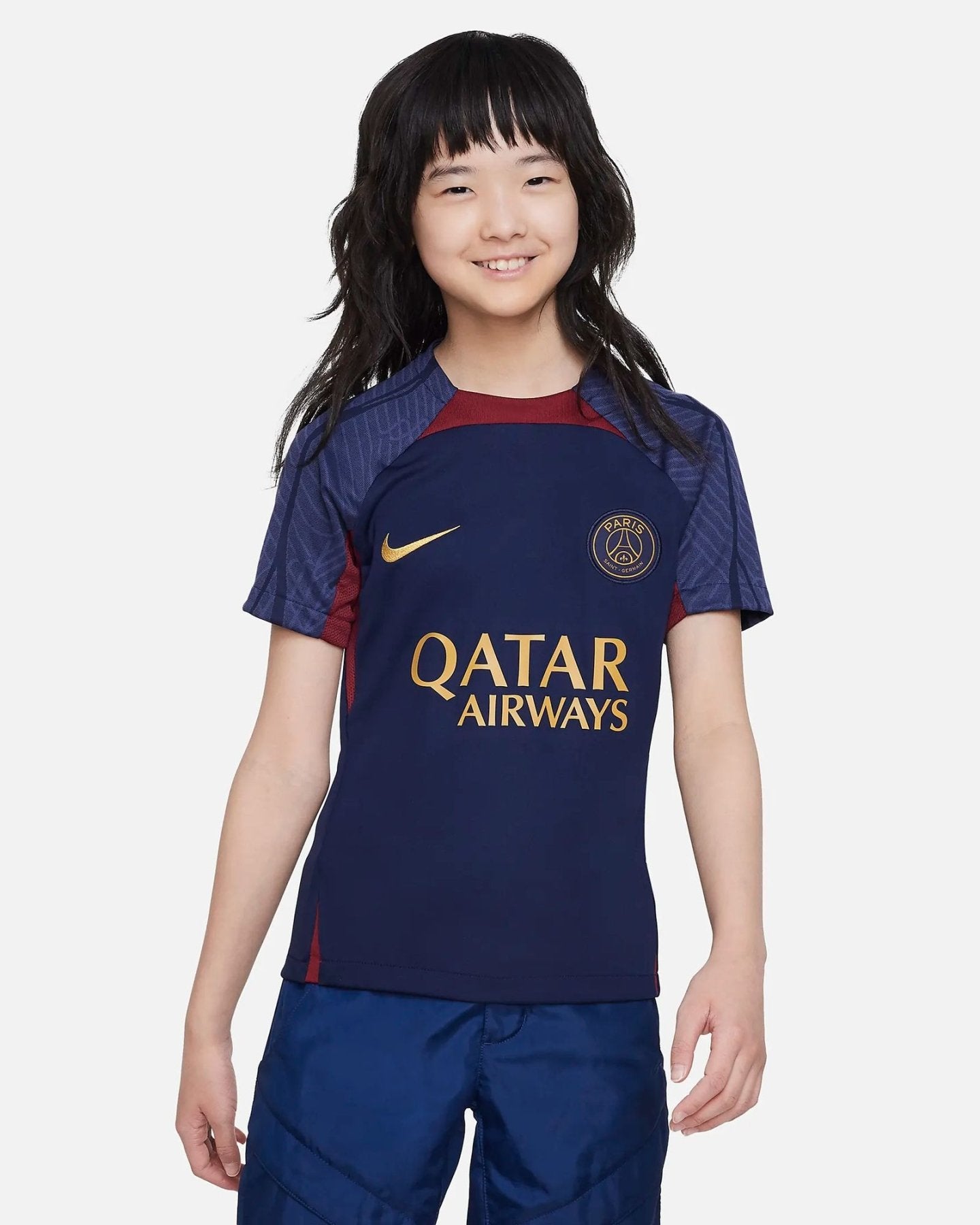 PSG PARIS SAINT - GERMAIN STRIKE T-Shirt Kinder dunkelblau - weinrot - sportiger.de
