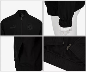 puma BVB BORUSSIA DORTMUND Pre - Match Jacke 2023 schwarz - sportiger.de