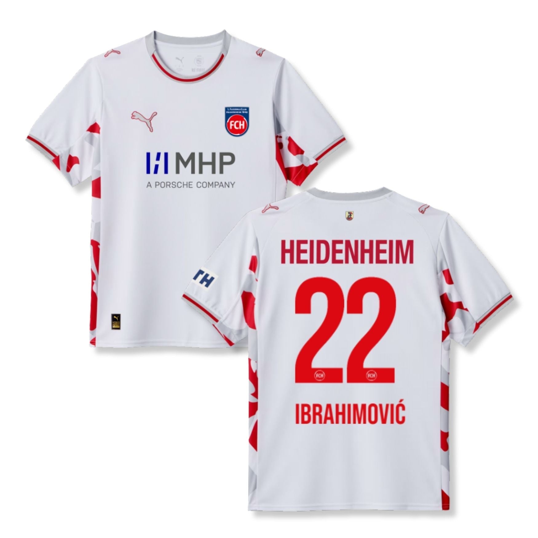 1. FC HEIDENHEIM 1846 Trikot 3rd Herren 25 / 26 - IBRAHIMOVIĆ 22 - sportiger.de