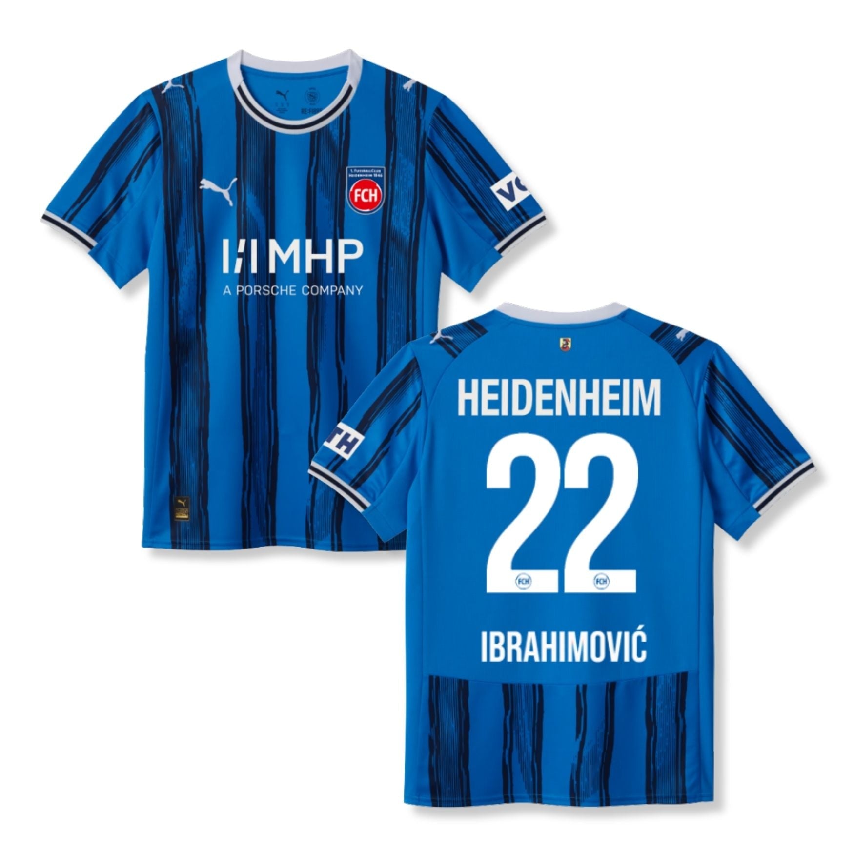 1. FC HEIDENHEIM 1846 Trikot Away Herren 25 / 26 - IBRAHIMOVIĆ 22 - sportiger.de