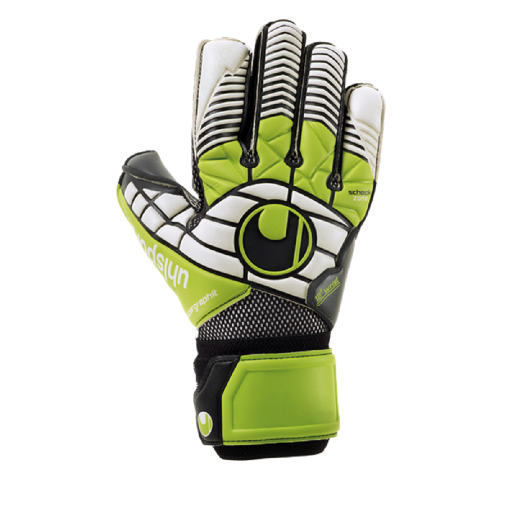 uhlsport ELIMINATOR SUPER GRAPHIT TW-Handschuh schwarz-grün-weiß