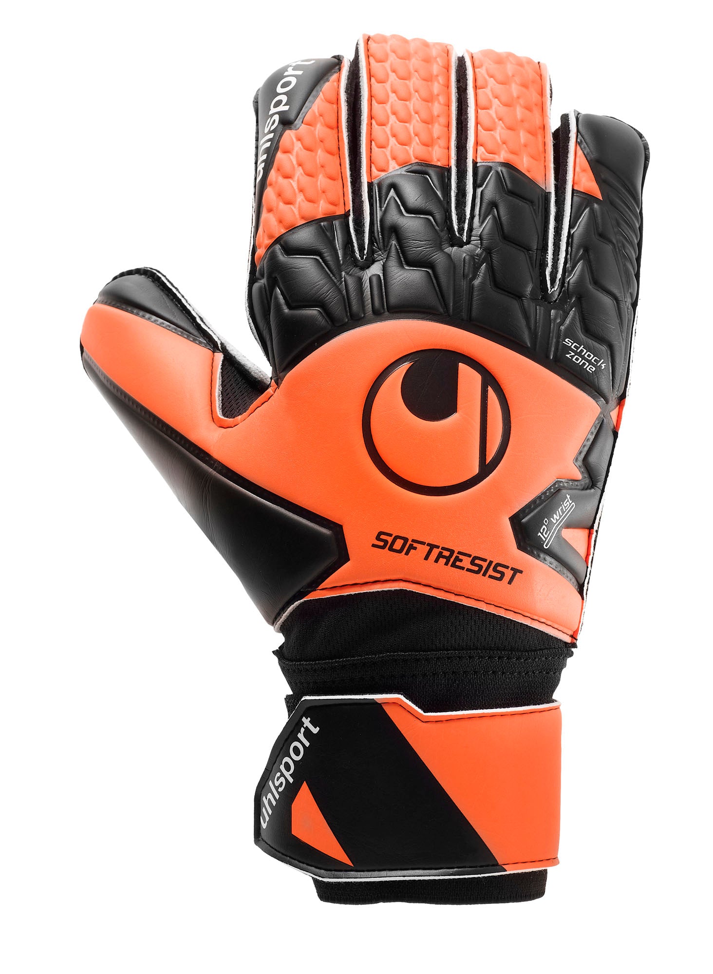 uhlsport SOFT RESIST TW-Handschuh schwarz-orange