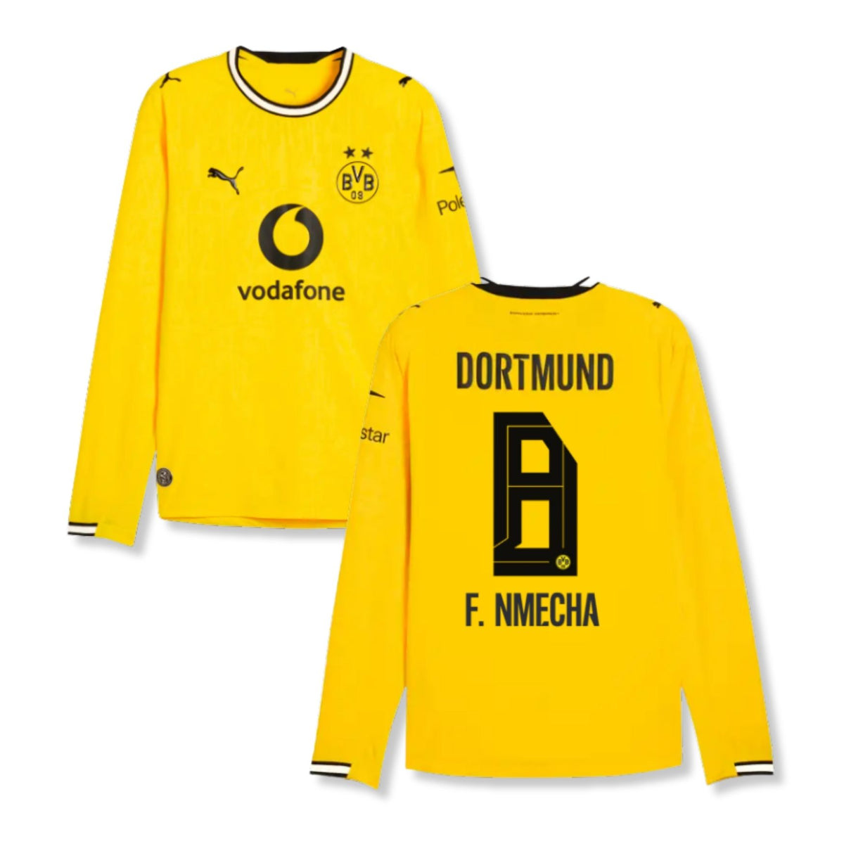Maglia BVB BORUSSIA DORTMUND Home uomo maniche lunghe 26 / 27 - F. NMECHA 8