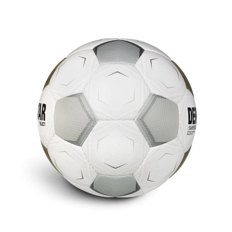 derbystar SUPER CUP BRILLANT APS V23 Spielball Gr. 5 weiß-gold-silber