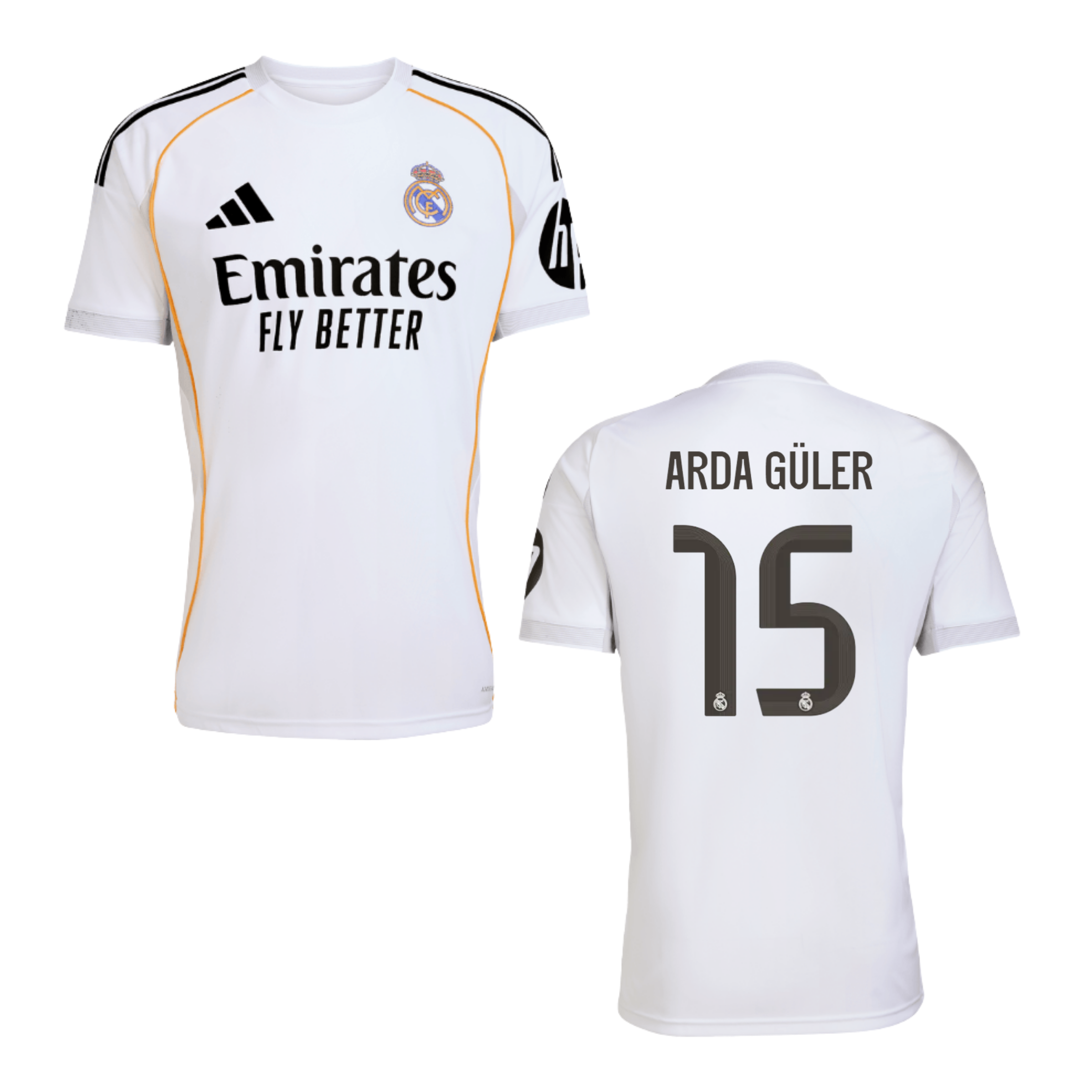 REAL MADRID Trikot Home Herren 25 / 26 - ARDA GÜLER 15