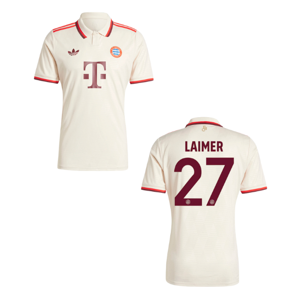 FCB FC BAYERN MÜNCHEN Trikot 3rd Kinder 24 / 25 - LAIMER 27